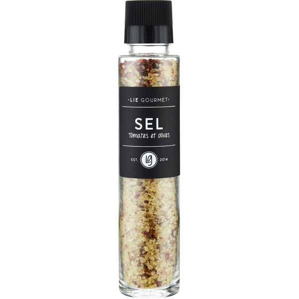 LIE GOURMET Kværn - salt/tomater/oliven Salt & pepper Salt tomatoes olives